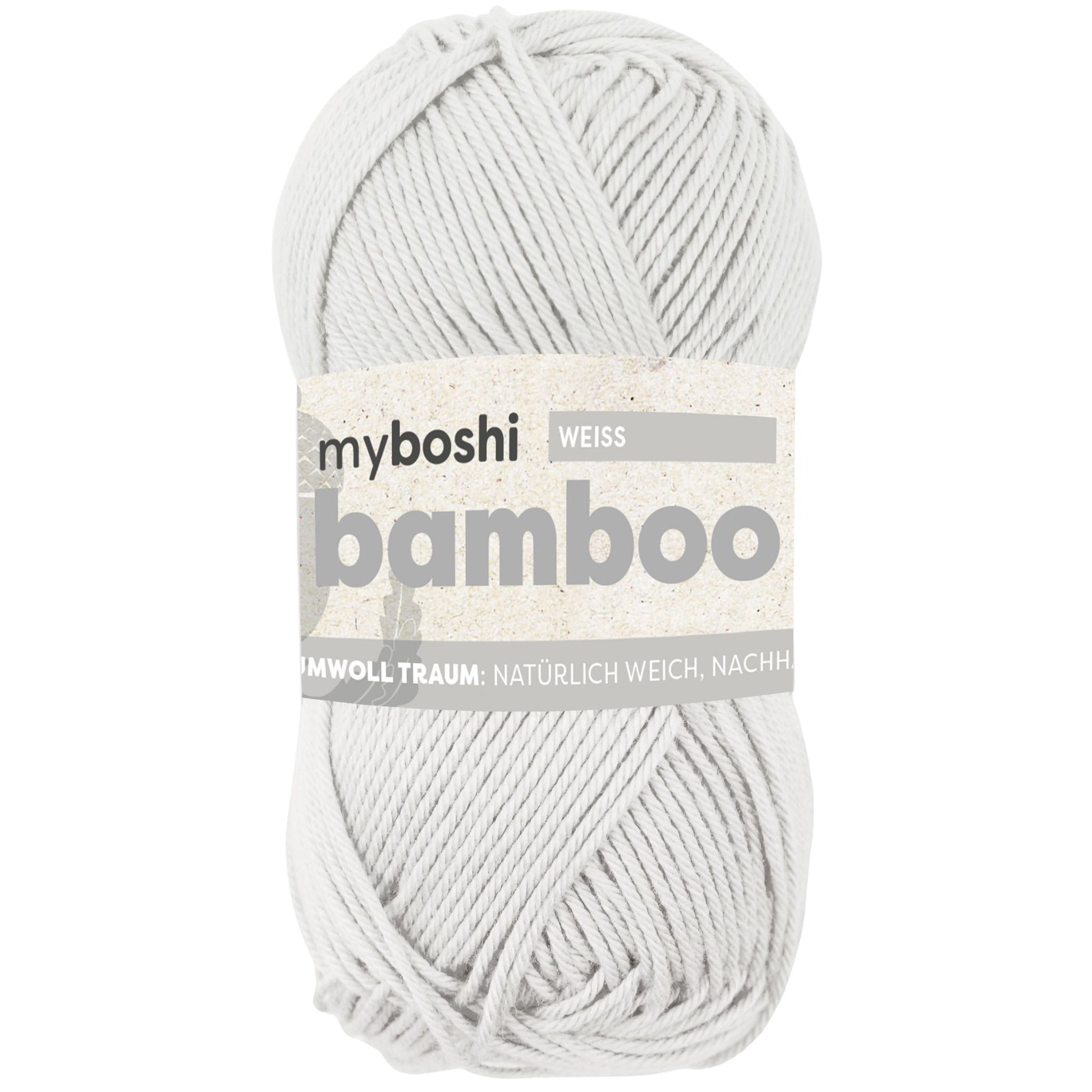 myboshi Bamboo Bambus-Baumwollgarn 50 g - Variante: weiß