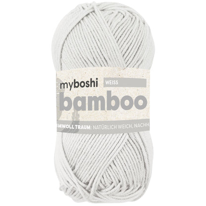 myboshi Bamboo Bambus-Baumwollgarn 50 g - Variante: weiß