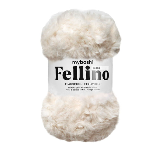 myboshi Fellino Kunstfellgarn 100 g - Variante: Shiro