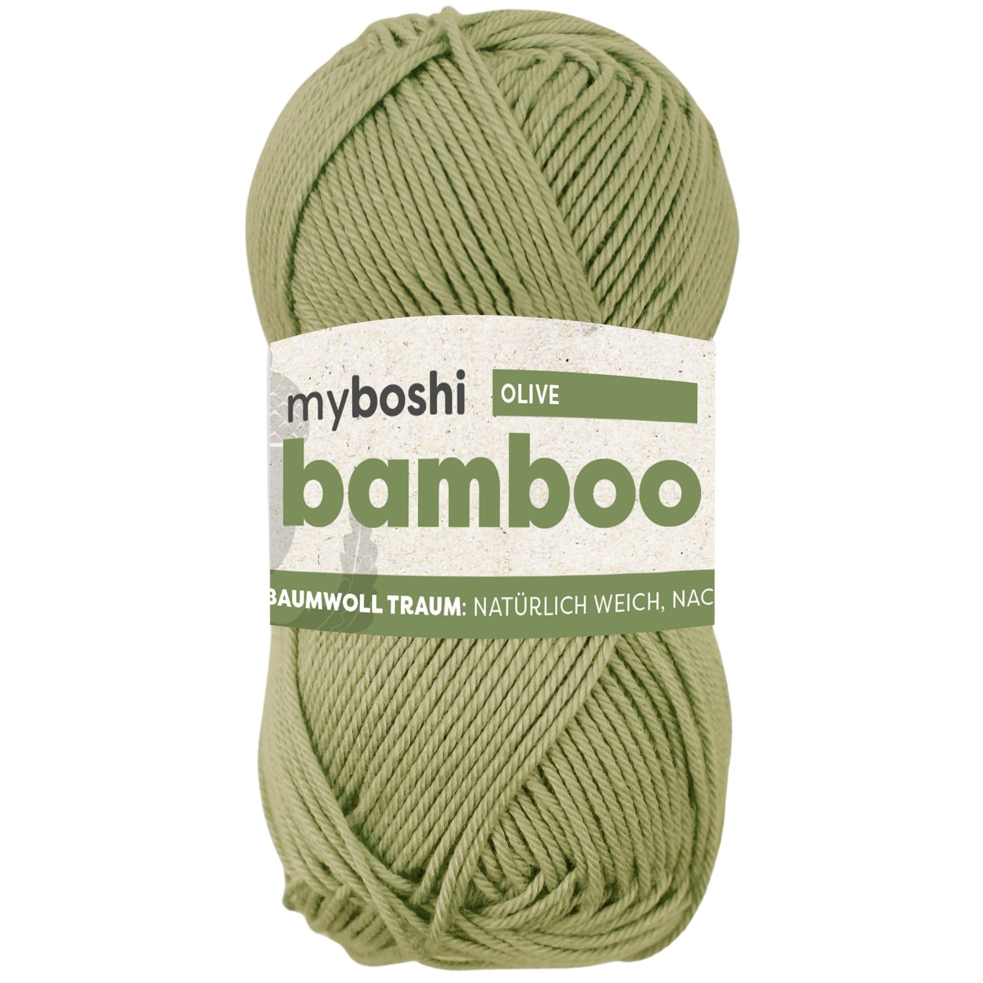myboshi Bamboo, 50g, 60% Bambus 40% Baumwolle in Farbe olive
