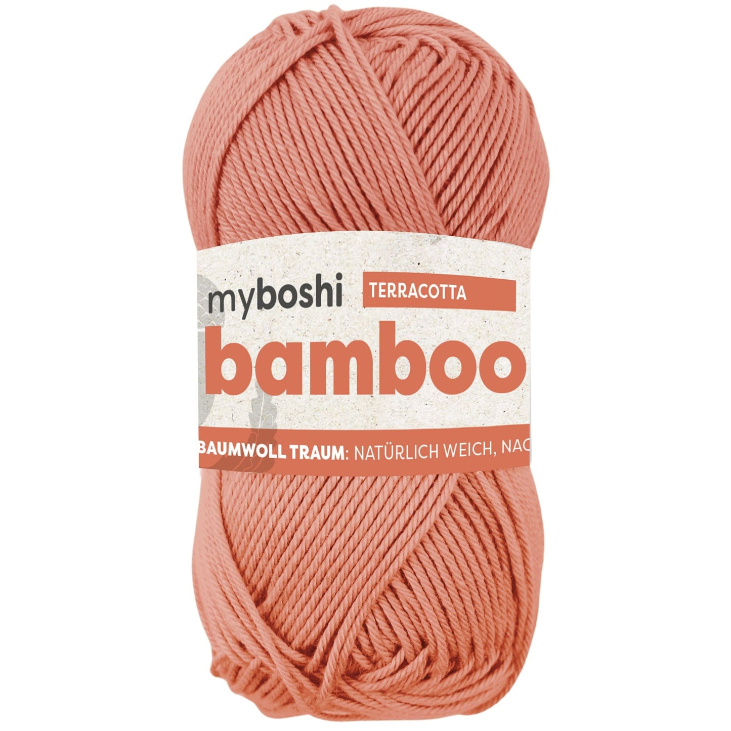 myboshi Bamboo, 50g, 60% Bambus 40% Baumwolle in Farbe terracotta