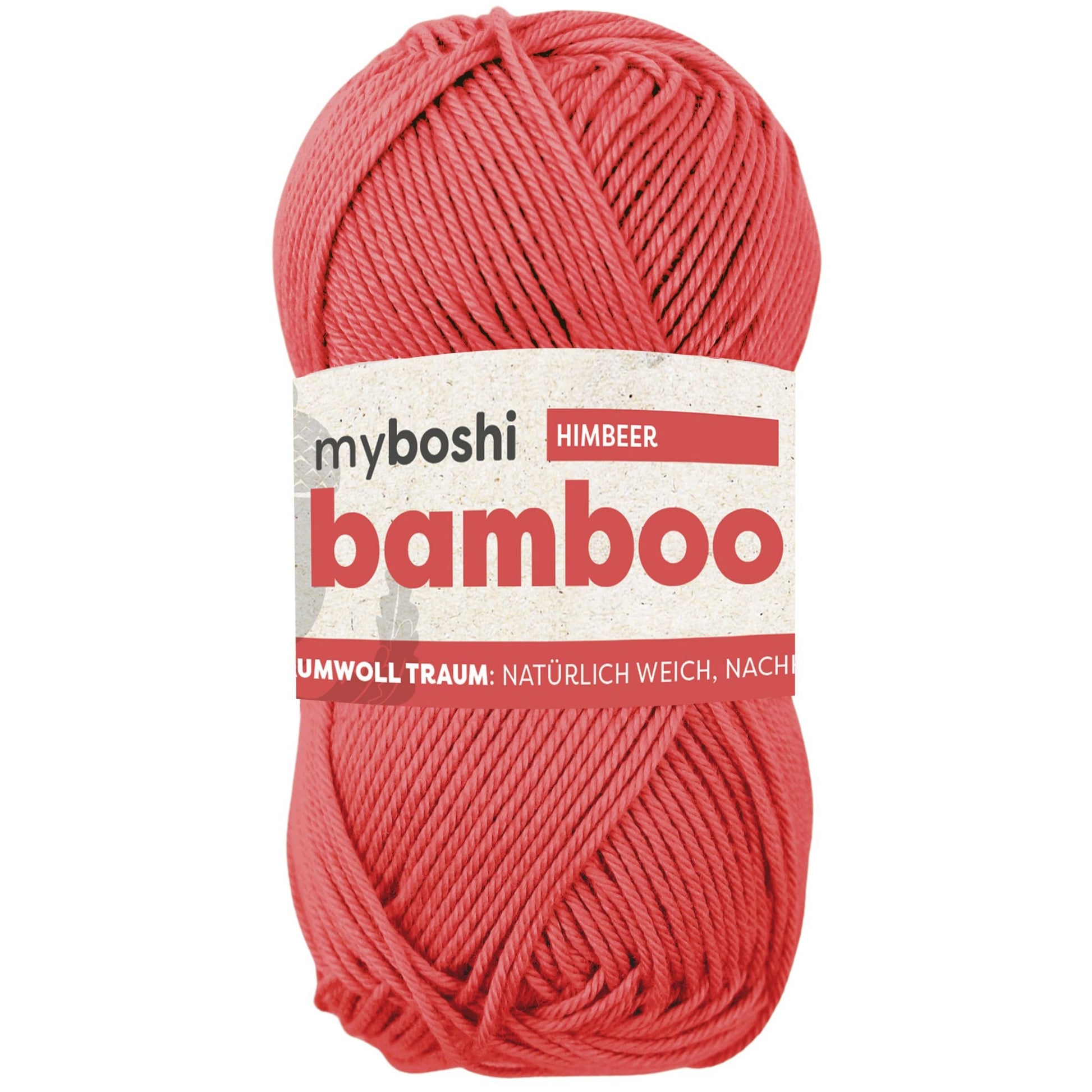 myboshi Bamboo, 50g, 60% Bambus 40% Baumwolle in Farbe himbeer