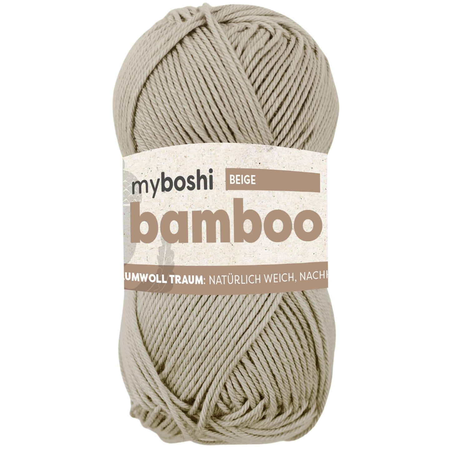 myboshi Bamboo, 50g, 60% Bambus 40% Baumwolle in Farbe beige
