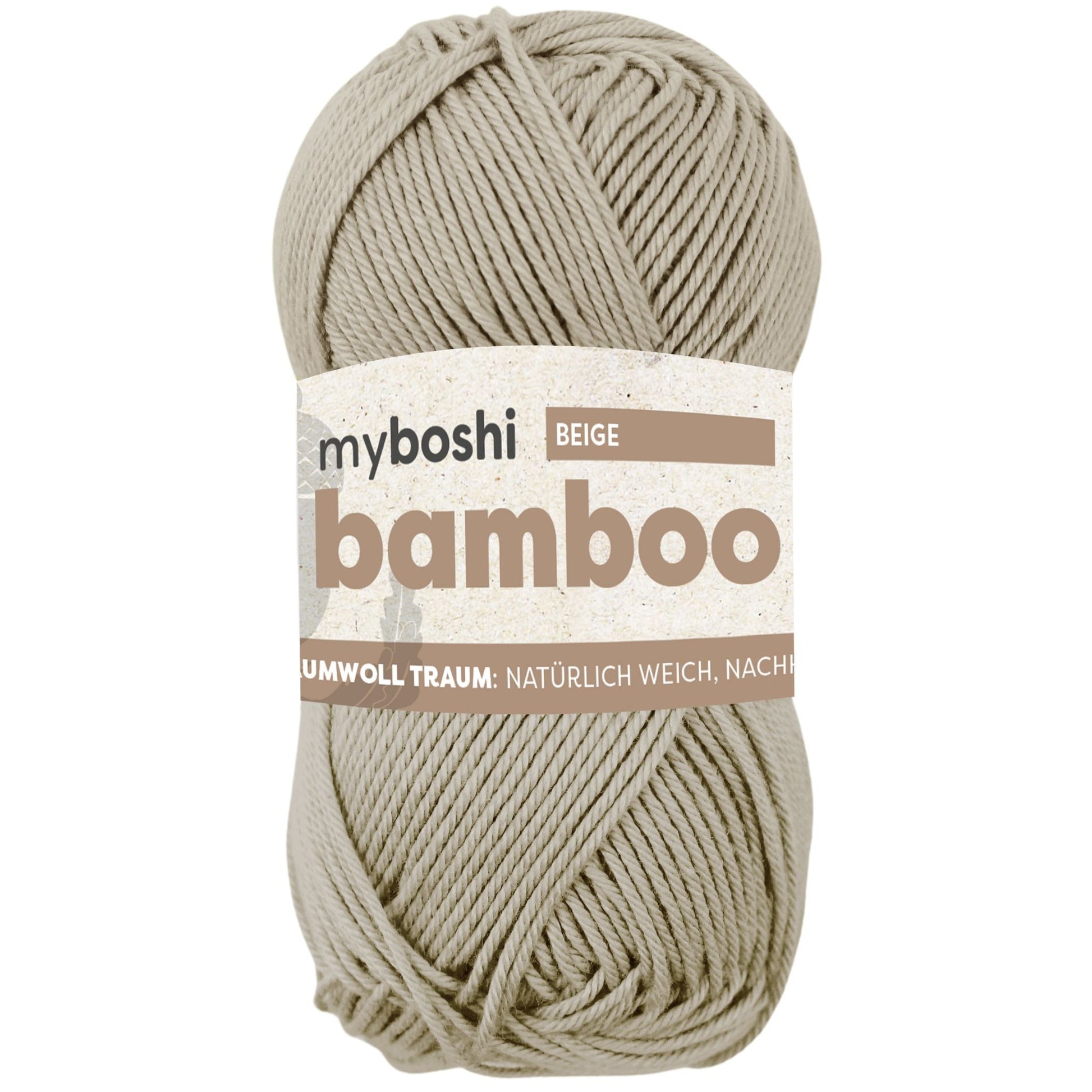 myboshi Bamboo, 50g, 60% Bambus 40% Baumwolle in Farbe beige