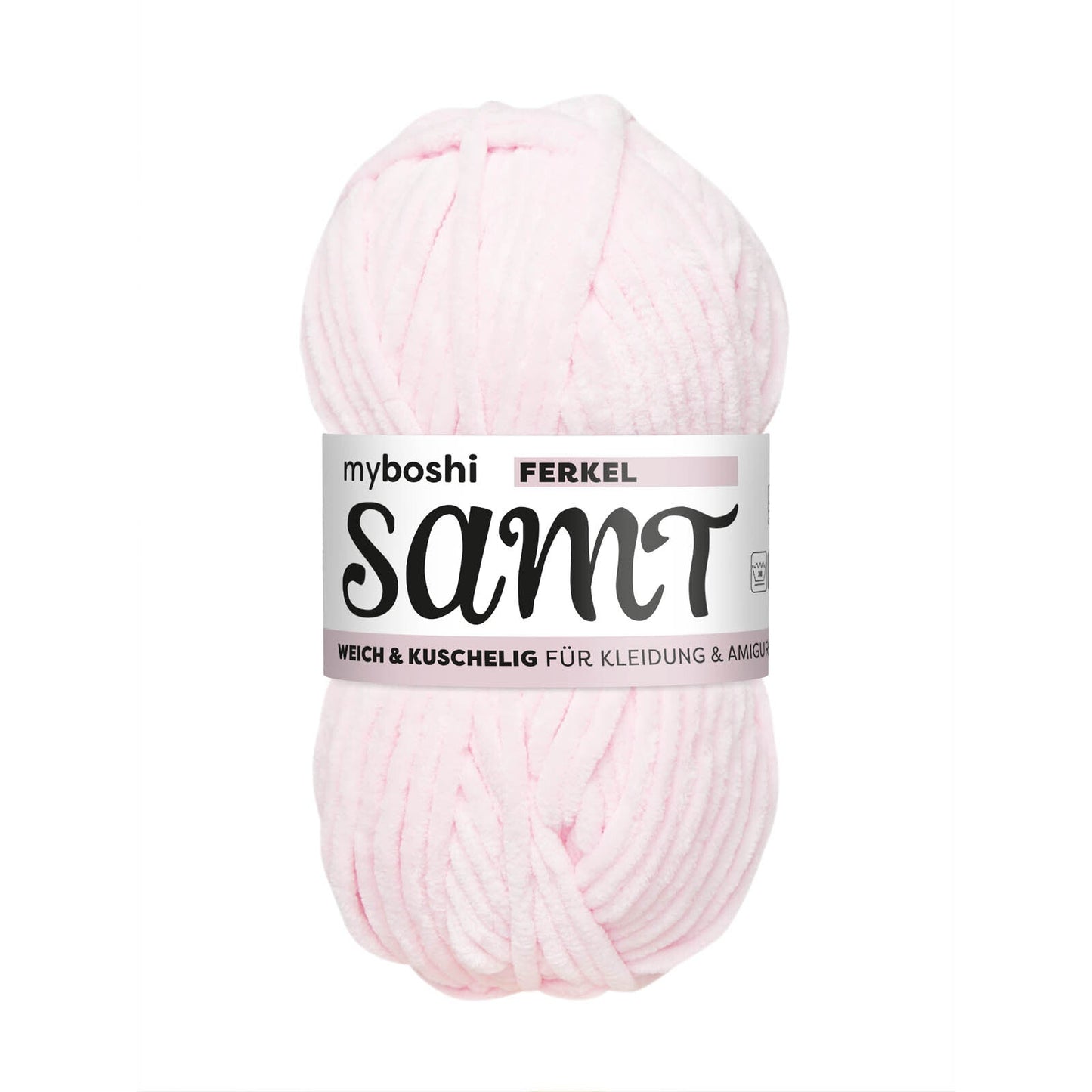 myboshi Samt, 100g, 100% Polyester in Farbe Ferkel