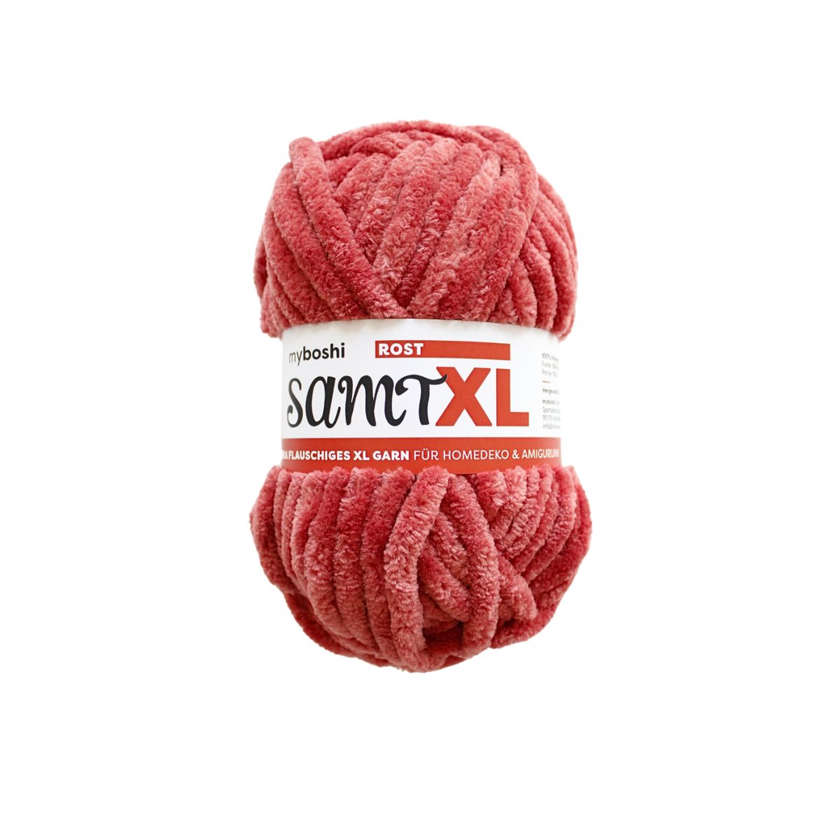 myboshi Samt XL, 100g, 100% Polyester in Farbe Rost