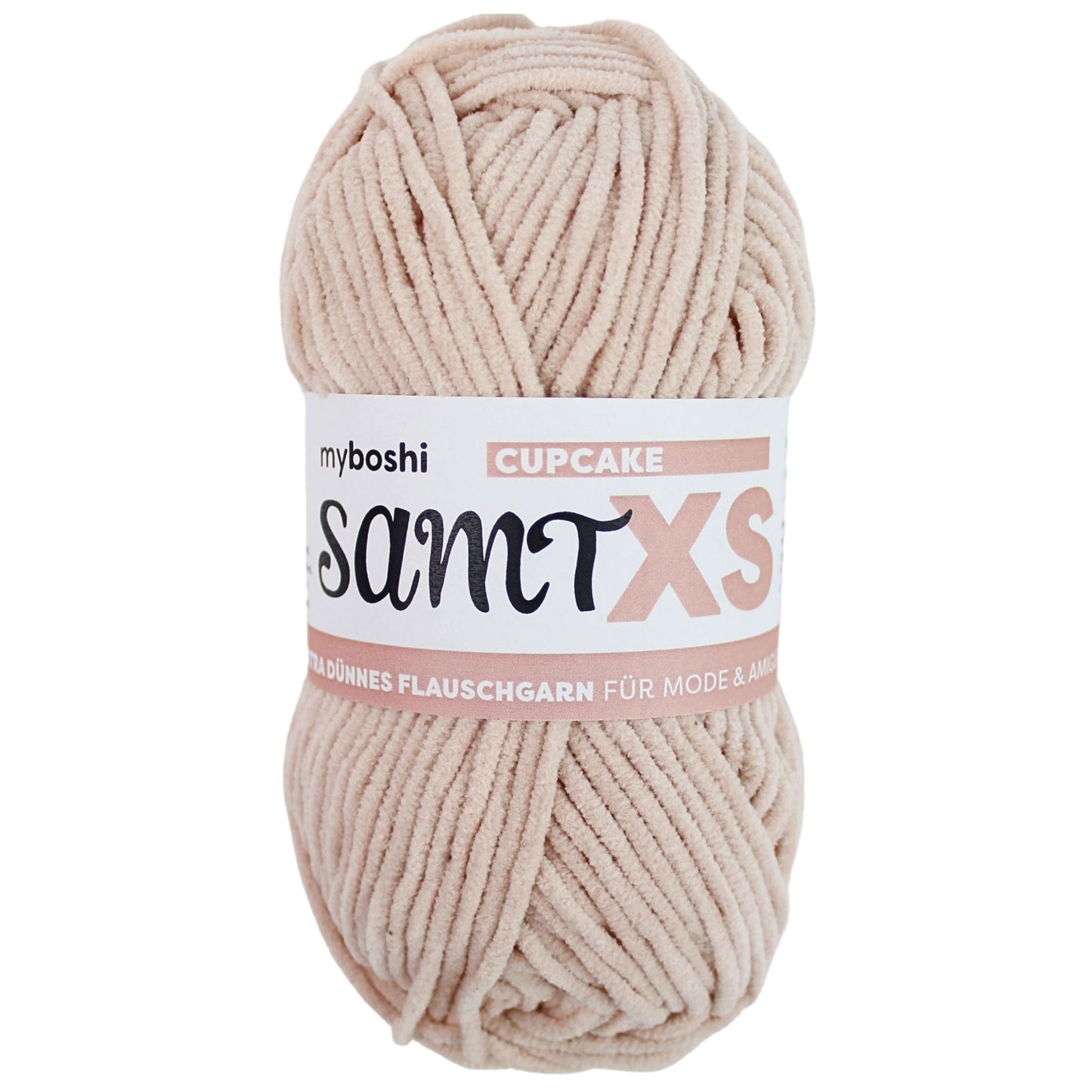myboshi Samt XS, 50g, 100% Polyester in Farbe Cupcake