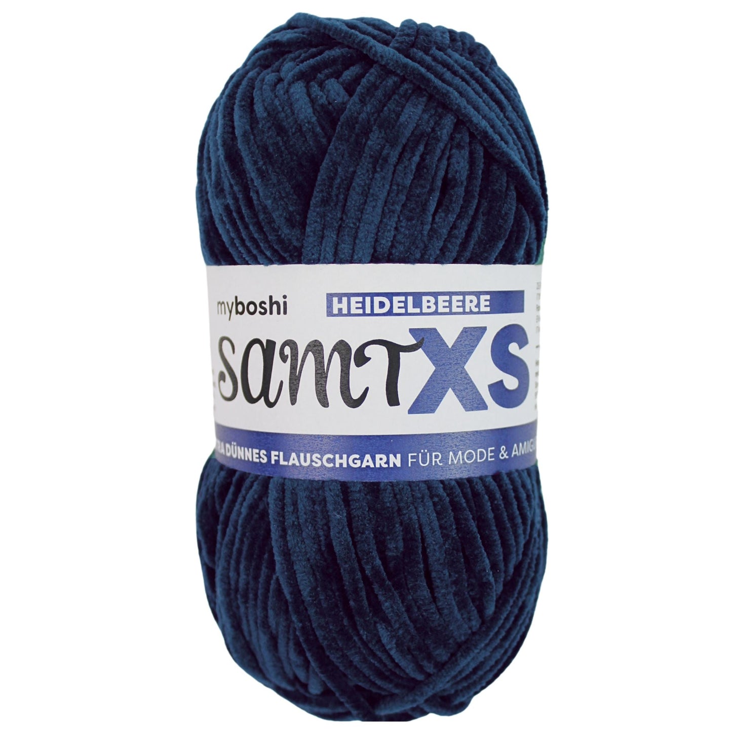 myboshi Samt XS, 50g, 100% Polyester in Farbe Heidelbeere