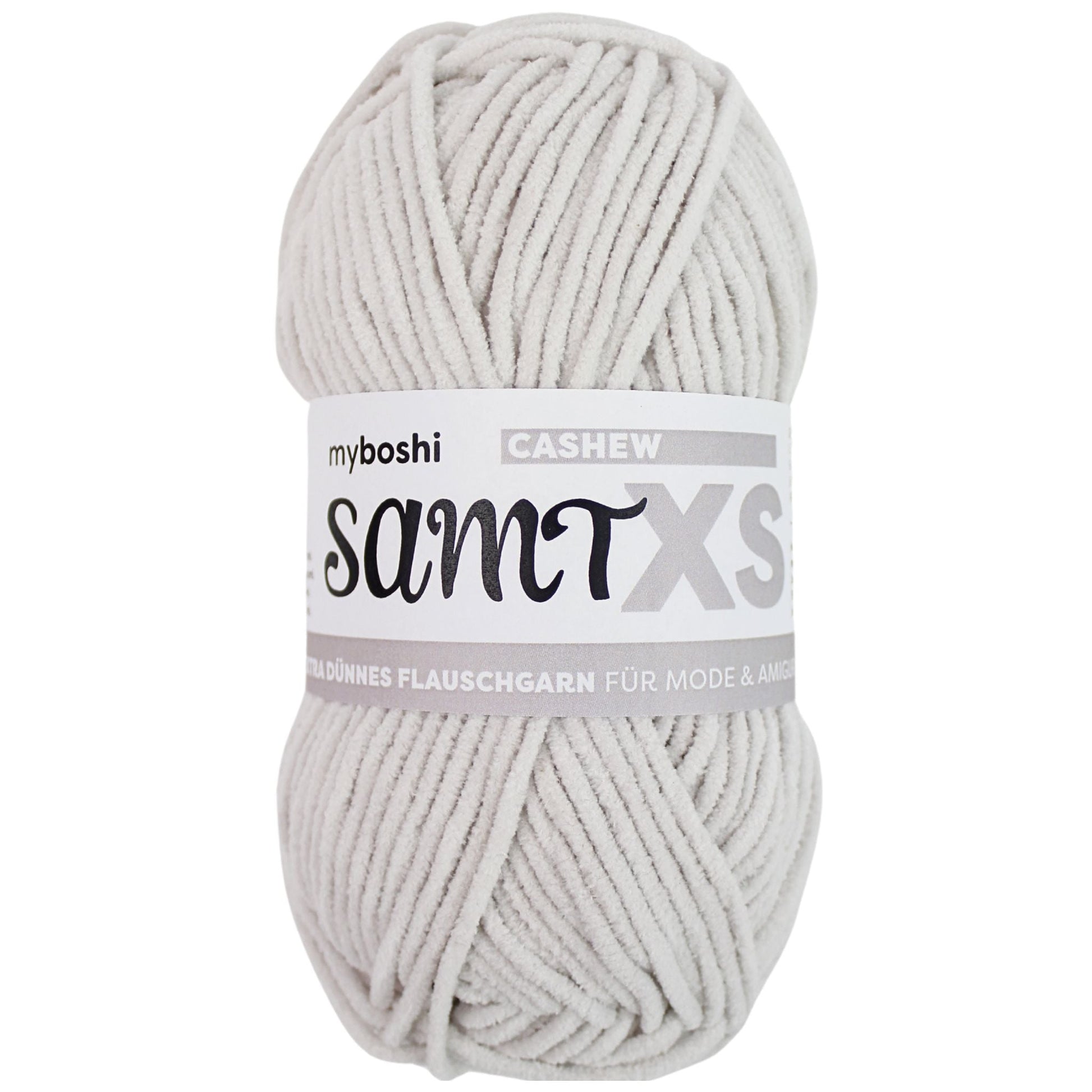 myboshi Samt XS, 50g, 100% Polyester in Farbe Cashew