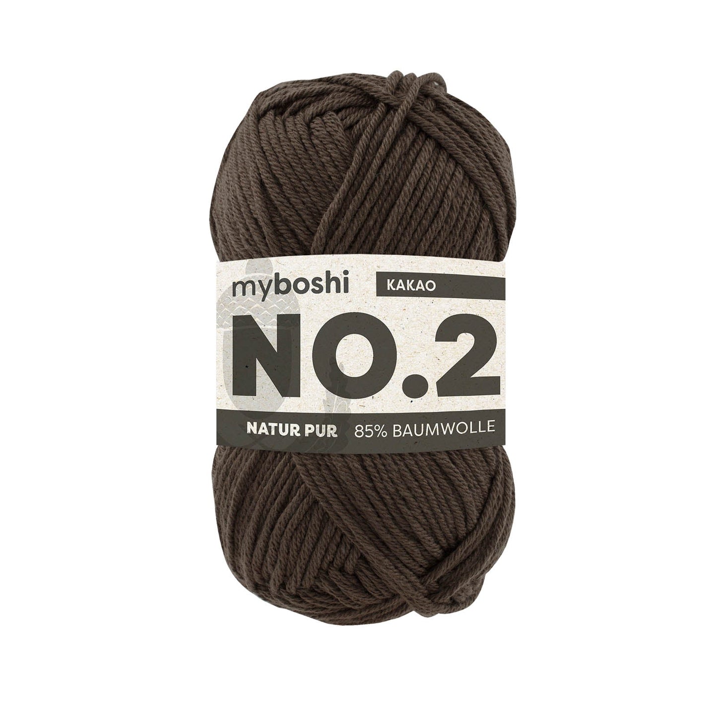 myboshi No.2 Baumwolle-Kapok Garn 50 g - Variante: kakao