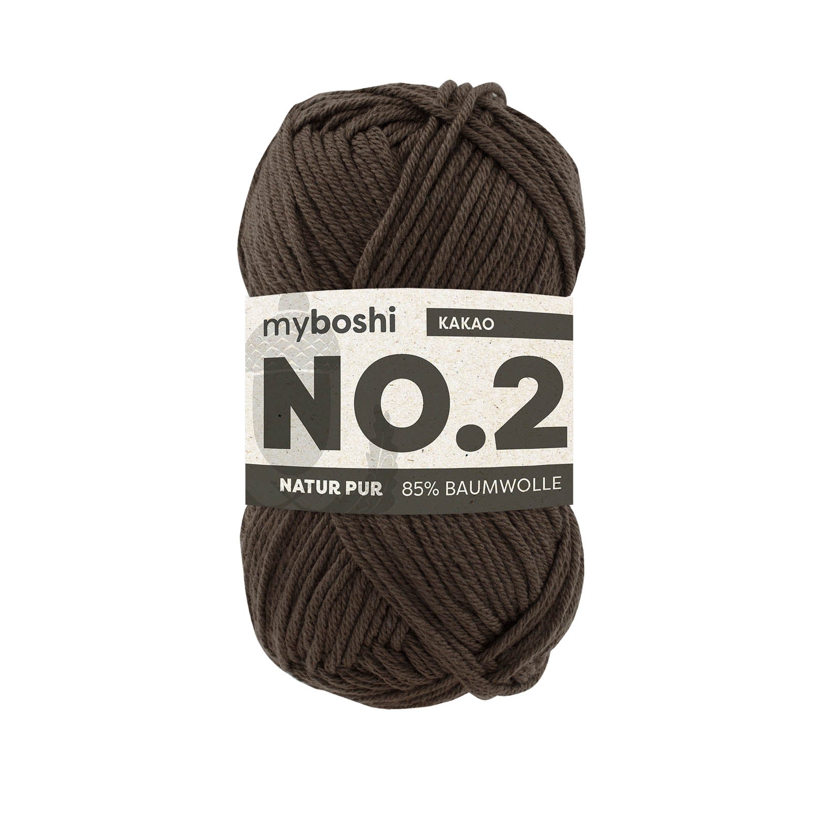 myboshi No.2 Baumwolle-Kapok Garn 50 g - Variante: kakao