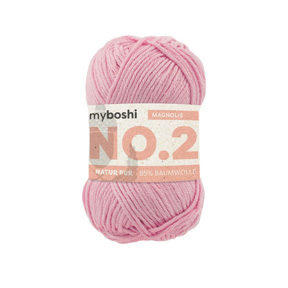 myboshi No.2 Baumwolle-Kapok Garn 50 g - Variante: magnolie