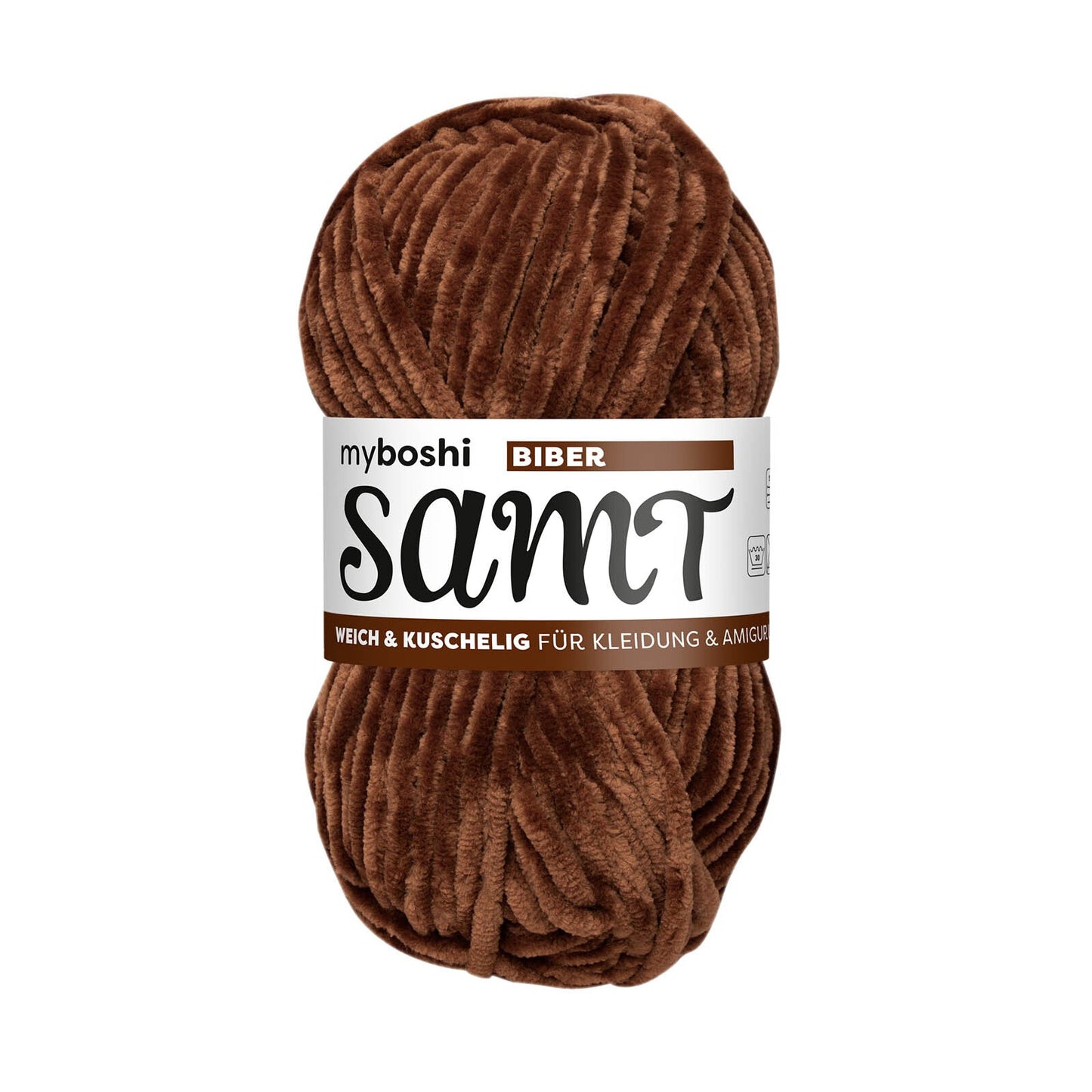 myboshi Samt Chenillegarn 100 g - Variante: Biber