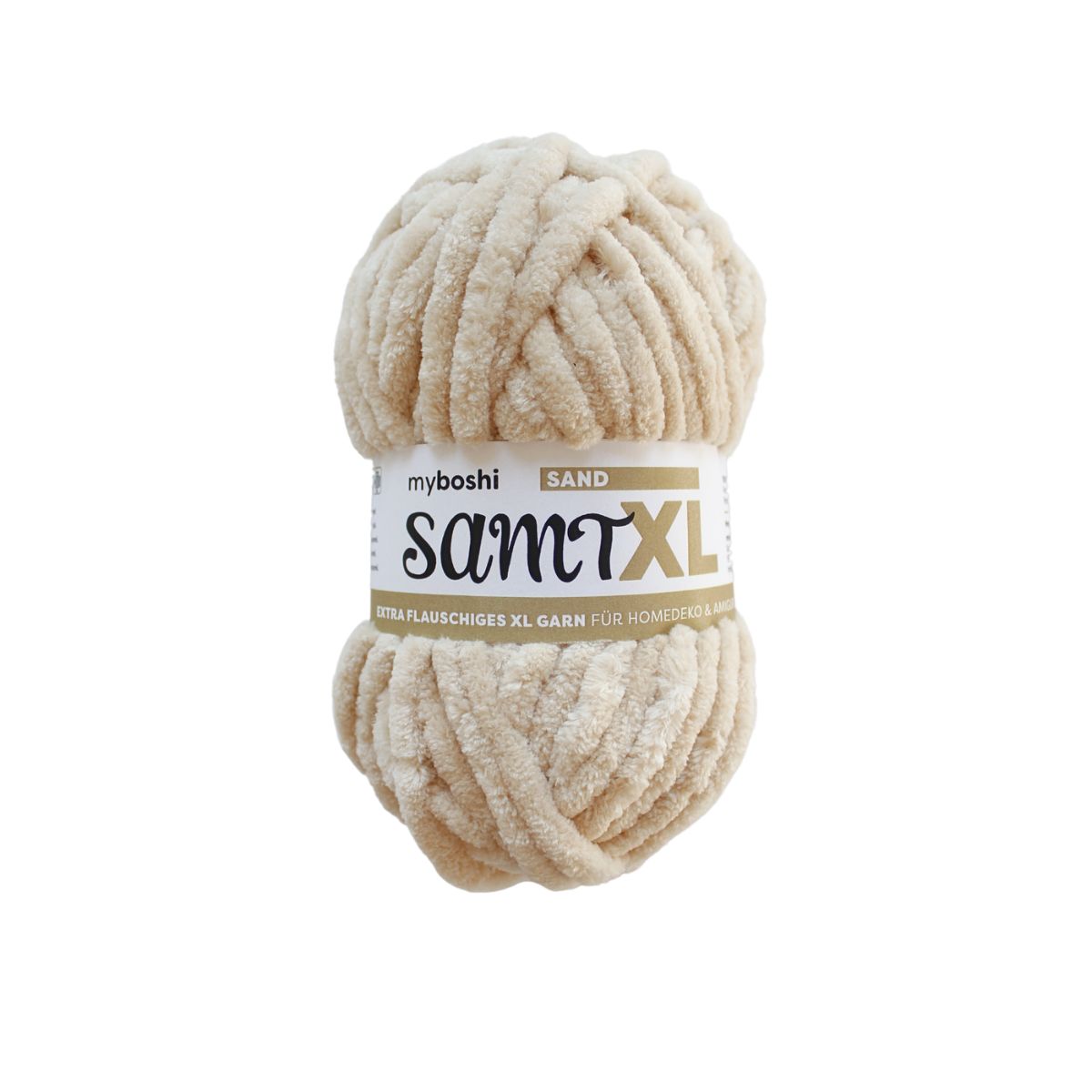 myboshi Samt XL Chenillegarn 100 g - Variante: Sand