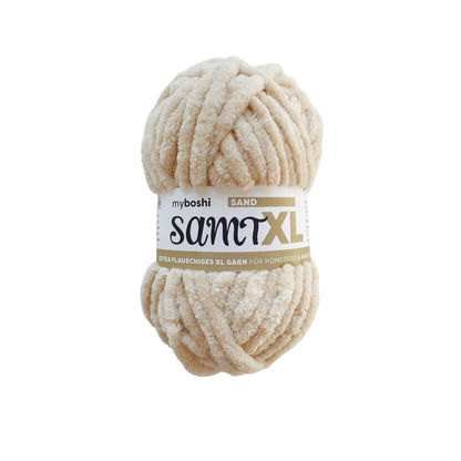 myboshi Samt XL Chenillegarn 100 g - Variante: Sand