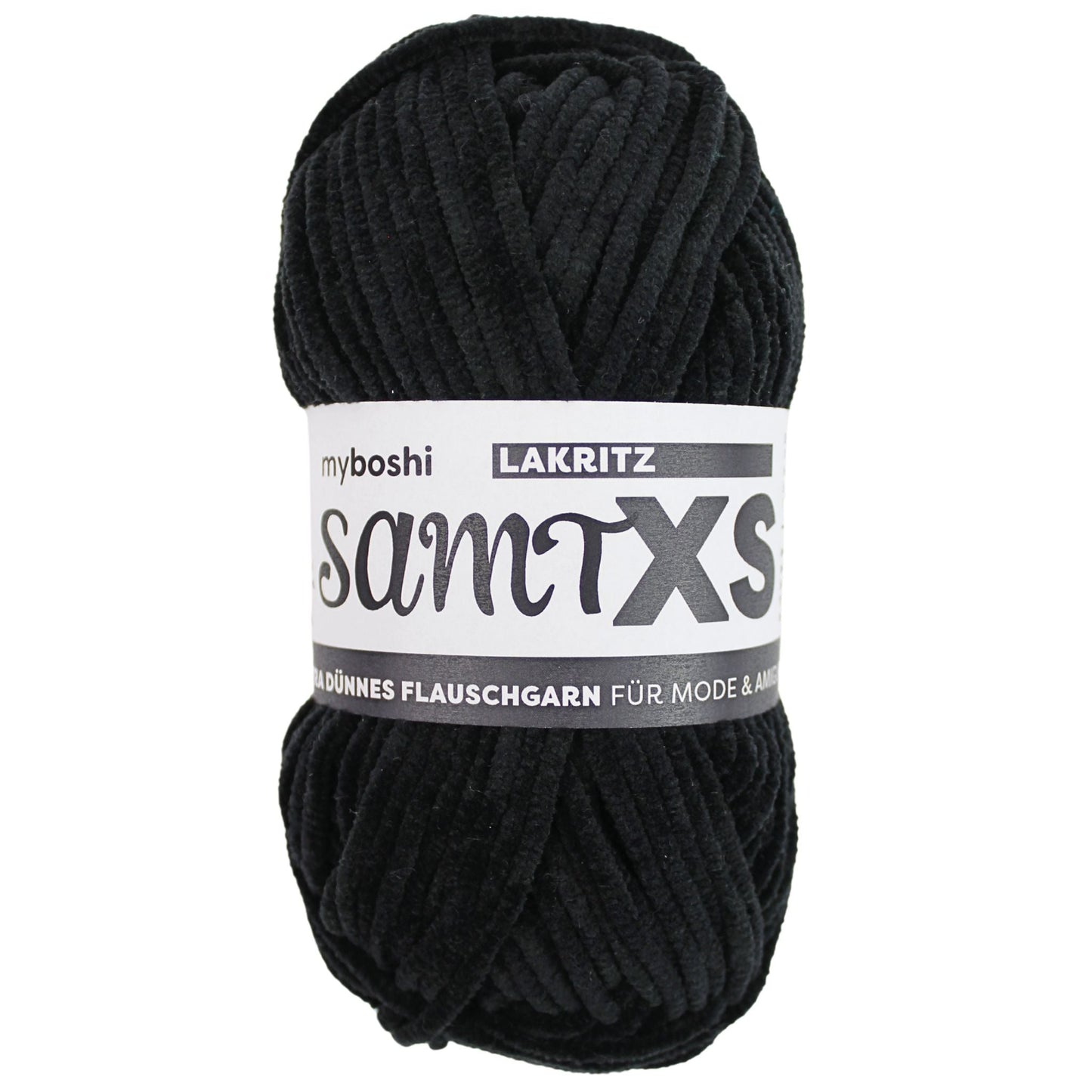 myboshi Samt XS Chenillegarn 50 g - Variante: Lakritz