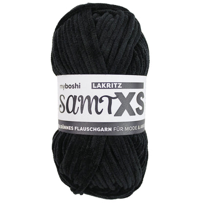 myboshi Samt XS Chenillegarn 50 g - Variante: Lakritz