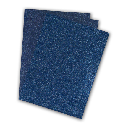 POLI-FLEX® PEARL GLITTER, 20cm x 30cm in Farbe Navy Blue