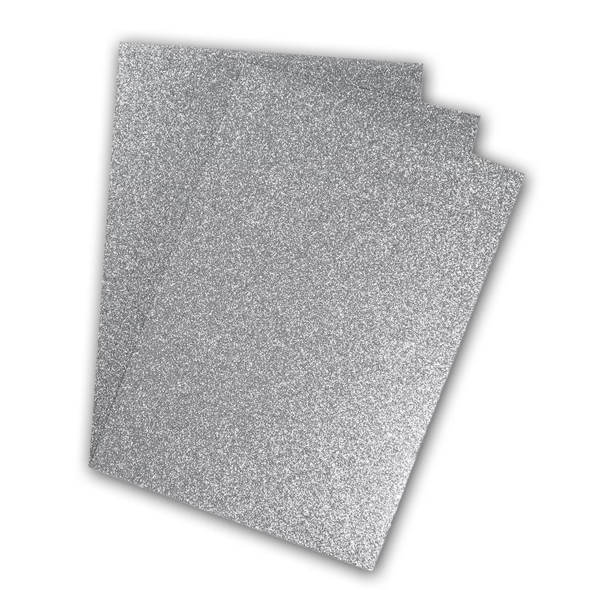 POLI-FLEX® PEARL GLITTER, 20cm x 30cm in Farbe Silver