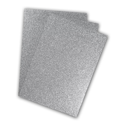 POLI-FLEX® PEARL GLITTER, 20cm x 30cm in Farbe Silver
