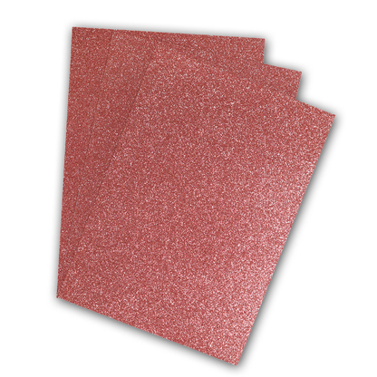 POLI-FLEX® PEARL GLITTER, 20cm x 30cm in Farbe Rose Gold