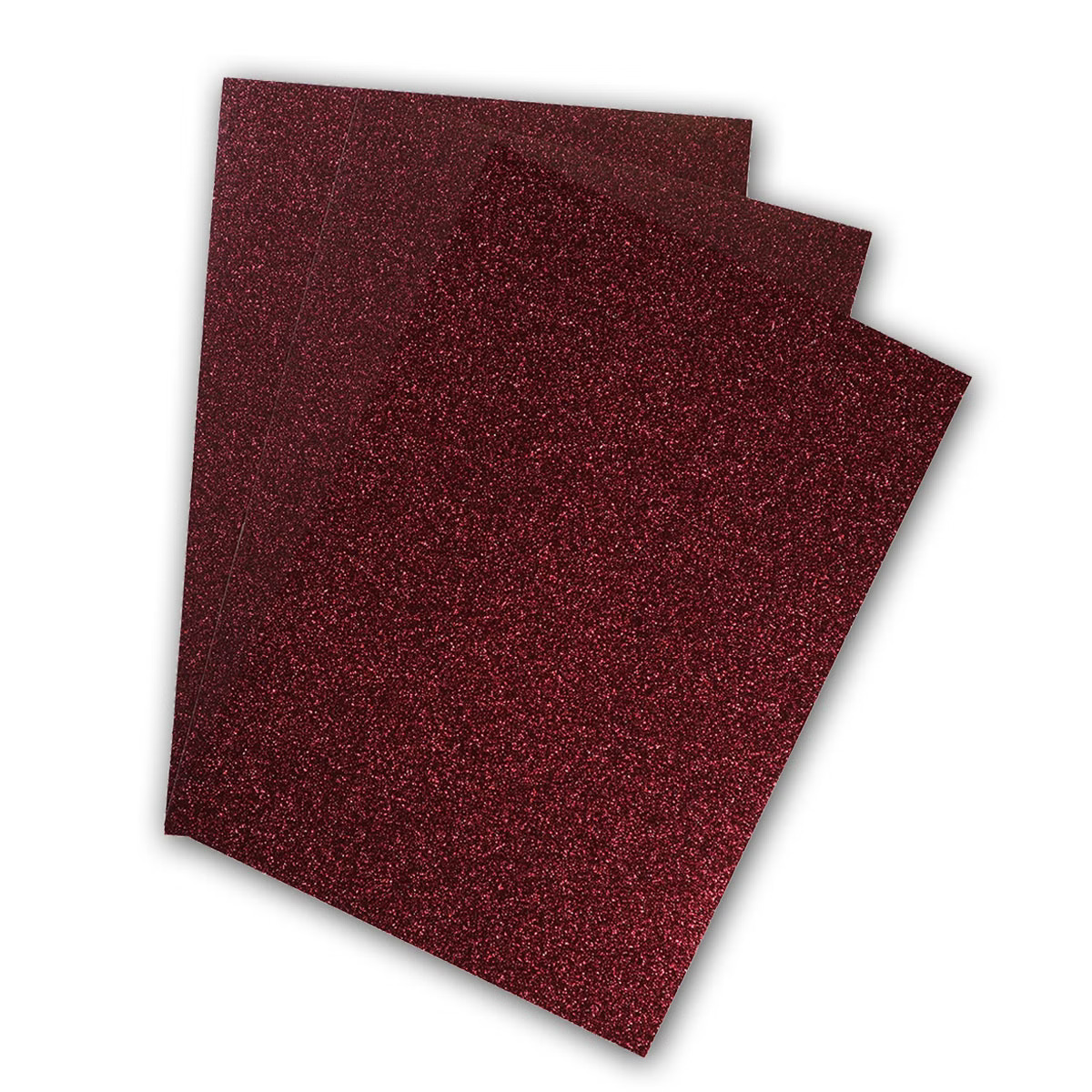 POLI-FLEX® PEARL GLITTER, 20cm x 30cm in Farbe Burgundy