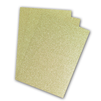 POLI-FLEX® PEARL GLITTER, 20cm x 30cm in Farbe Champagne