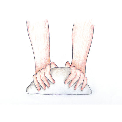 Babyfuß-Abdruckset "keeping memories" Produktbild