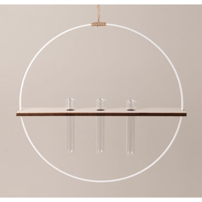 Bastelset Deko Ring + Holzboard, inkl. Acryl Reagenzgläser Produktbild