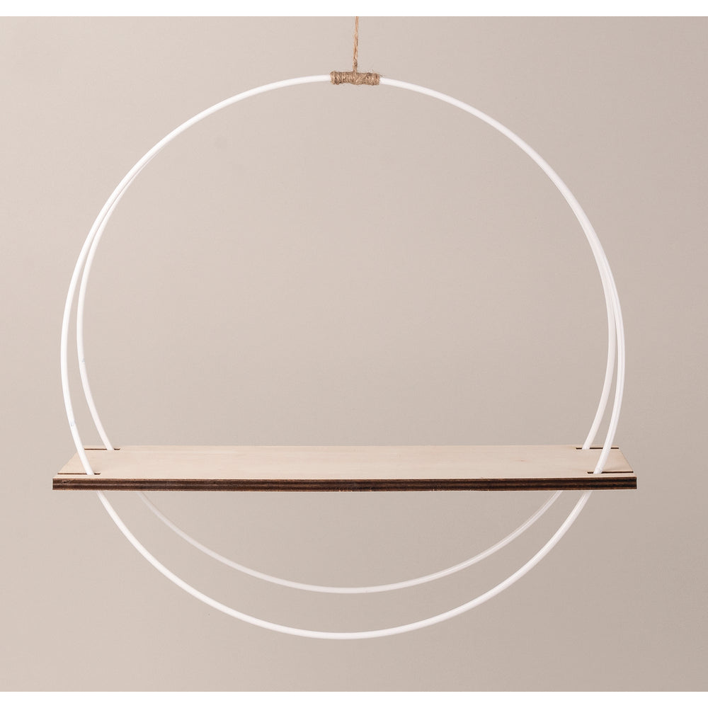 Bastelset Deko Ringe + Holzboard, zum Hängen Produktbild