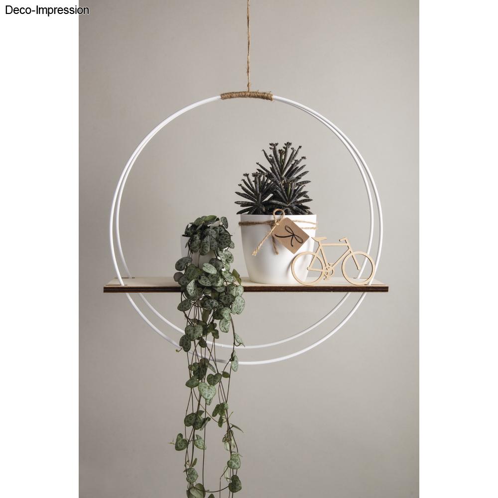 Bastelset Deko Ringe + Holzboard, zum Hängen Produktbild