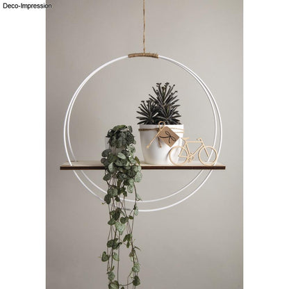 Bastelset Deko Ringe + Holzboard, zum Hängen Produktbild