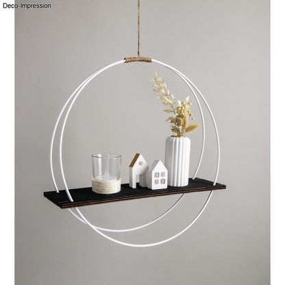 Bastelset Deko Ringe + Holzboard, zum Hängen Produktbild