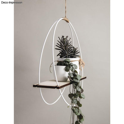 Bastelset Deko Ringe + Holzboard, zum Hängen Produktbild