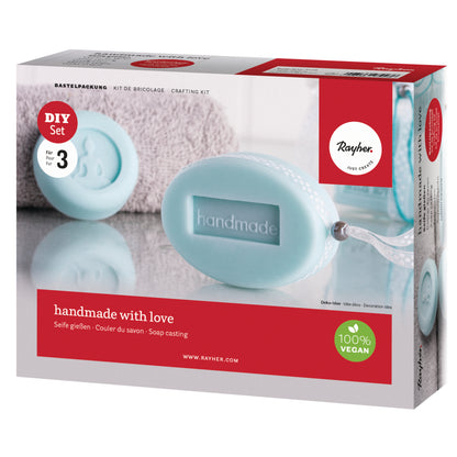 Bastelset Seife-Gießen "handmade with love" Produktbild