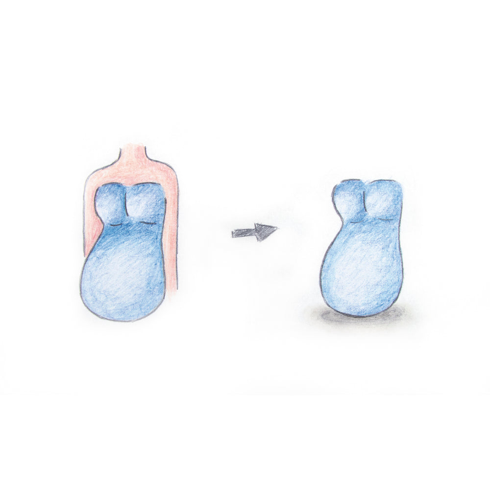 Gipsabdruckset Babybauch Produktbild