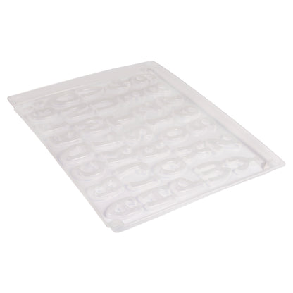 LDPE Gießform Buchstaben/Zahlen, 37 Motive Produktbild