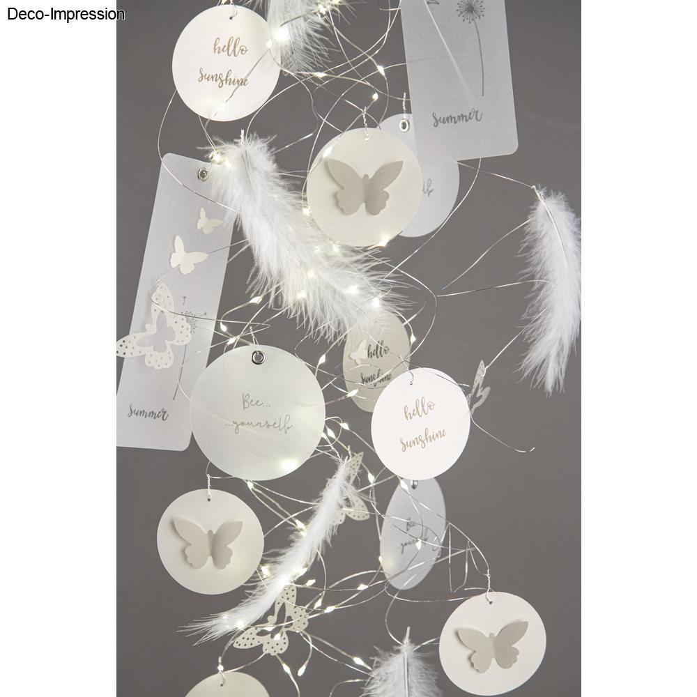 Mini-LED Lichterkette mit Timer, lichtgelb, 96 LEDs Produktbild