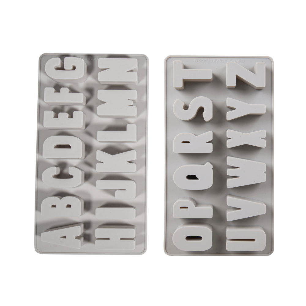 Silikon Gießform ABC, 2teilige Form mit 26 Buchstaben Produktbild