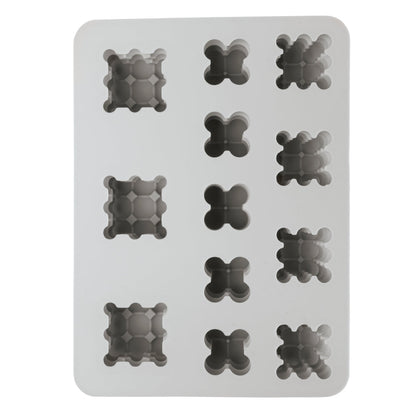 Silikon Gießform Bubble Kerzen, 12 Formen Produktbild