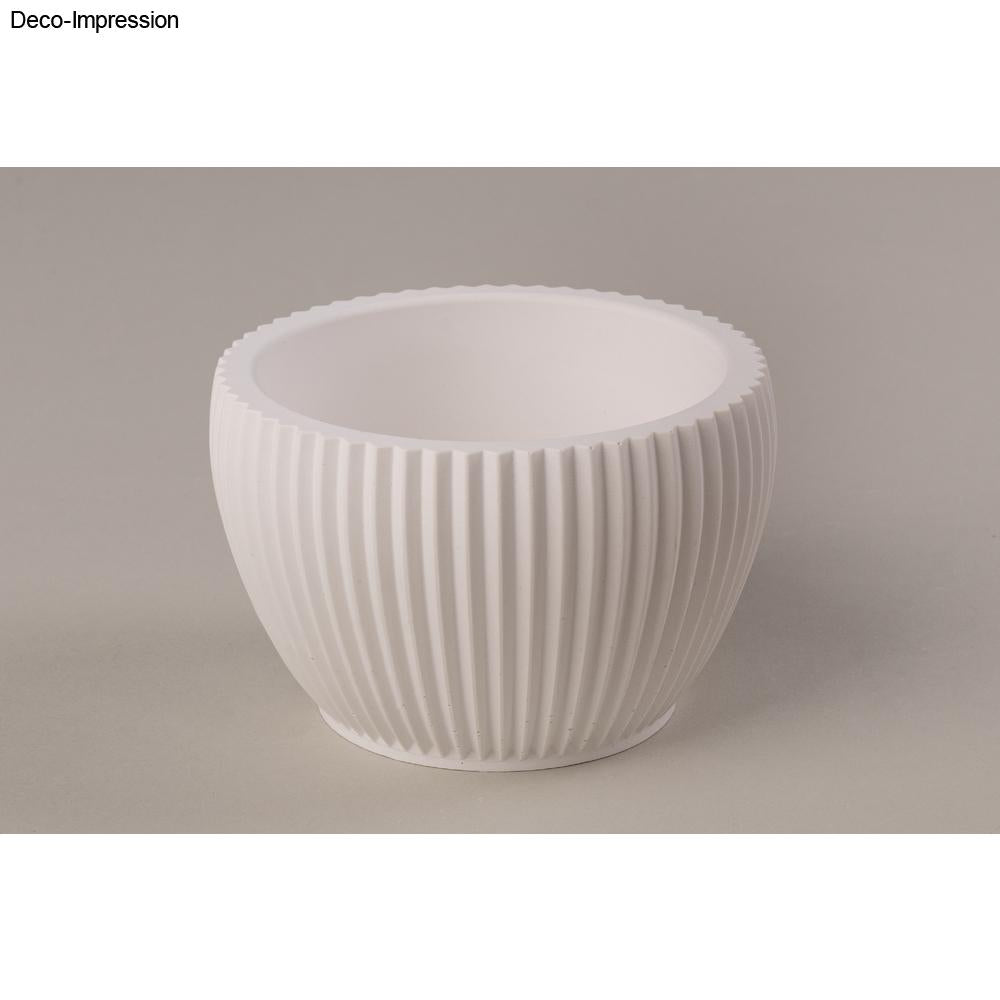 Silikon Gießform Dekoschale geriffelt, ø 9cm, Höhe 6cm Produktbild
