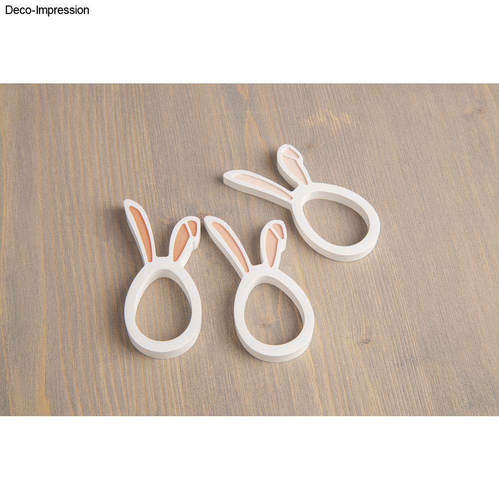 Silikon Gießform Eier + Hasen Anhänger, 6 Formen Produktbild