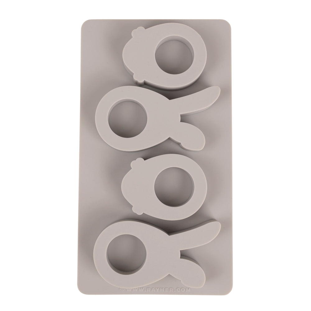 Silikon Gießform "Happy Egg", 4 Formen Produktbild