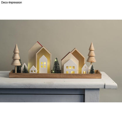 Silikon Gießform Lichthäuser, 4 Formen Produktbild