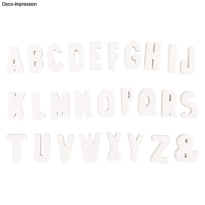 Silikon Gießform Mini ABC, 27 Formen Produktbild