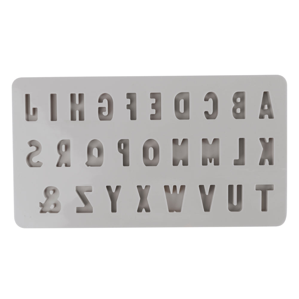 Silikon Gießform Mini ABC, 27 Formen Produktbild