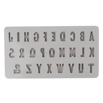 Silikon Gießform Mini ABC, 27 Formen Produktbild