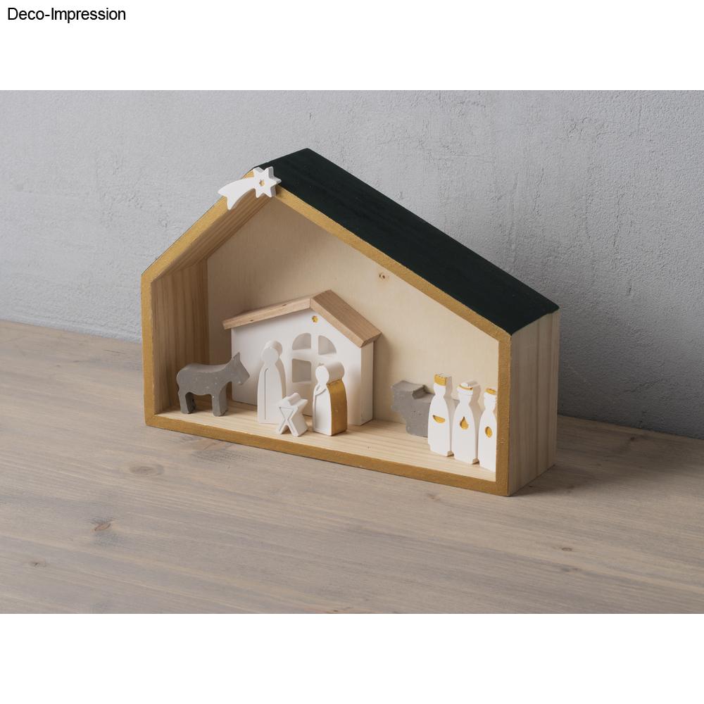 Silikon Gießform Mini Krippe, 12 Formen Produktbild