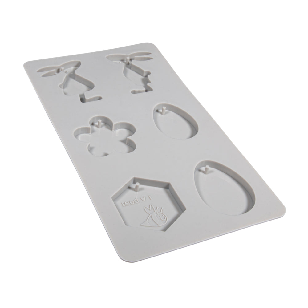 Silikon Gießform Osterfreunde + Biene, 6 Formen Produktbild