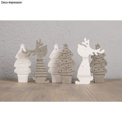 Silikon Gießform Rentierfreunde, 6 Formen Produktbild